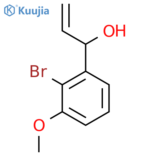 1-(2-bromo-3-methoxyphenyl)prop-2-en-1-ol structure