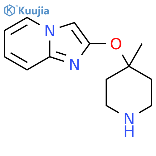 4-{imidazo1,2-apyridin-2-yloxy}-4-methylpiperidine structure