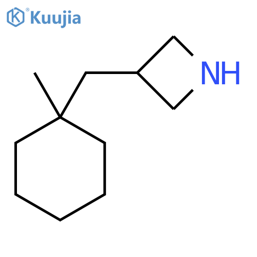 3-(1-methylcyclohexyl)methylazetidine structure