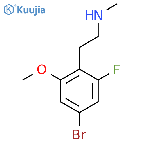 2-(4-bromo-2-fluoro-6-methoxyphenyl)ethyl(methyl)amine structure