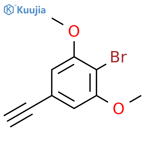 2-Bromo-5-ethynyl-1,3-dimethoxybenzene structure