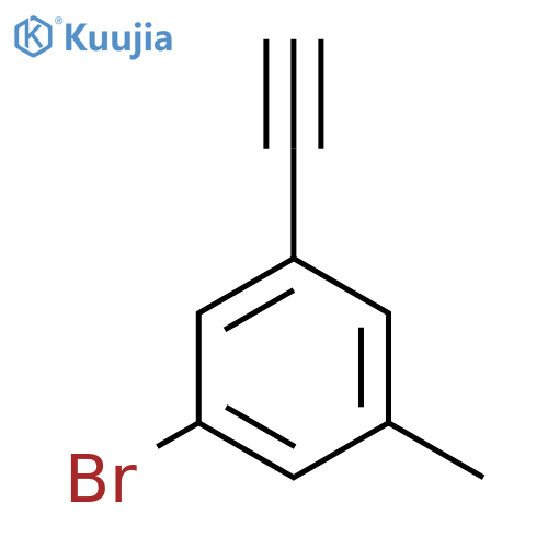 1-bromo-3-ethynyl-5-methylbenzene structure
