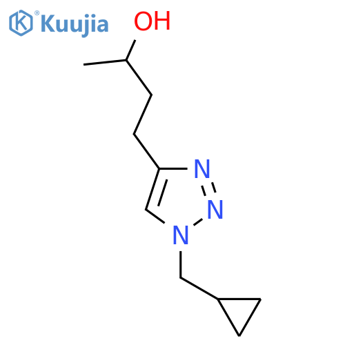 4-1-(cyclopropylmethyl)-1H-1,2,3-triazol-4-ylbutan-2-ol structure