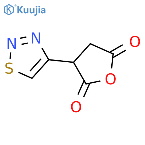 3-(1,2,3-thiadiazol-4-yl)oxolane-2,5-dione structure