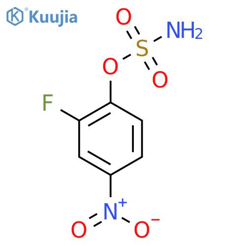 2-fluoro-4-nitrophenyl sulfamate structure
