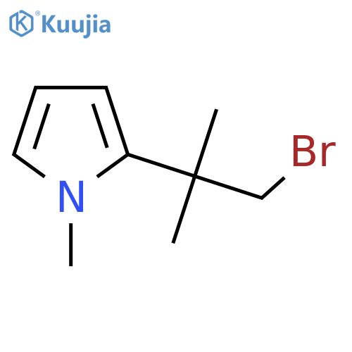 2-(1-bromo-2-methylpropan-2-yl)-1-methyl-1H-pyrrole structure