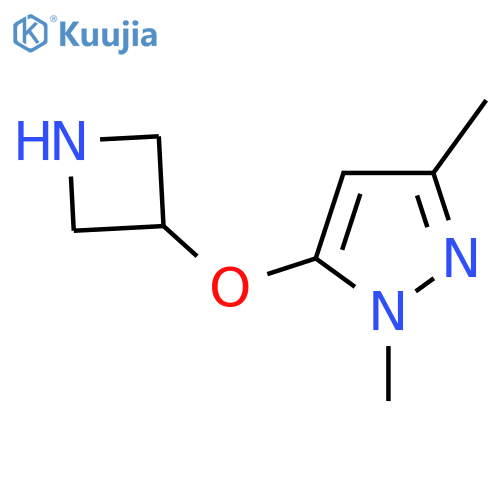 5-(azetidin-3-yloxy)-1,3-dimethyl-1H-pyrazole structure