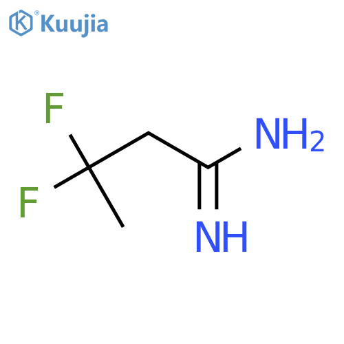 3,3-difluorobutanimidamide structure