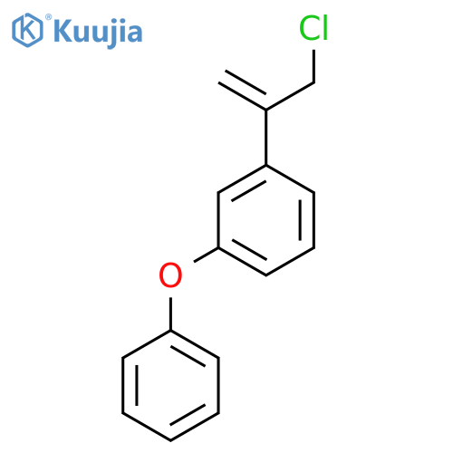 1-(3-chloroprop-1-en-2-yl)-3-phenoxybenzene structure