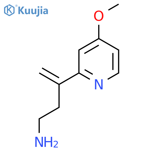 3-(4-methoxypyridin-2-yl)but-3-en-1-amine structure