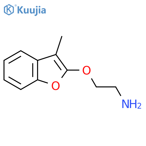 2-(3-methyl-1-benzofuran-2-yl)oxyethan-1-amine structure