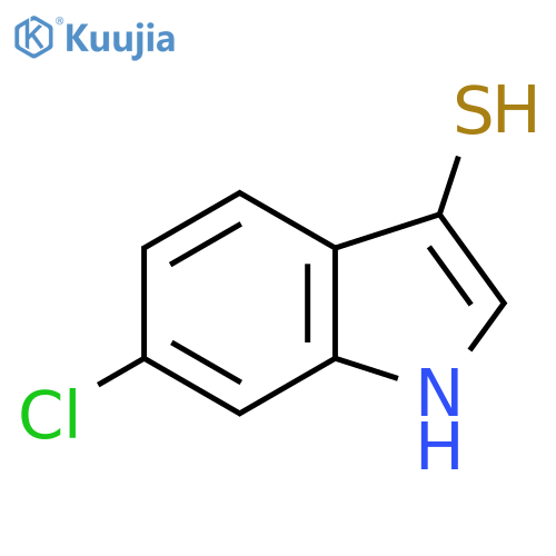 6-chloro-1H-indole-3-thiol structure