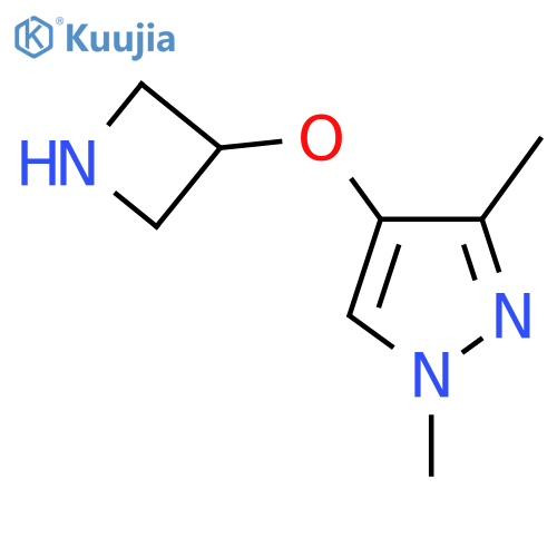 4-(azetidin-3-yloxy)-1,3-dimethyl-1H-pyrazole structure