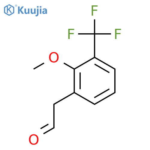 2-2-methoxy-3-(trifluoromethyl)phenylacetaldehyde structure