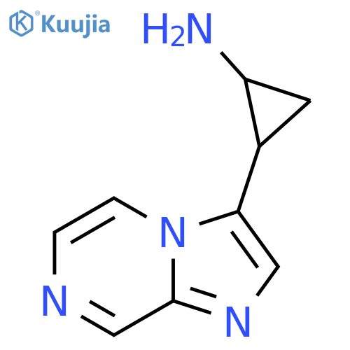 2-{imidazo1,2-apyrazin-3-yl}cyclopropan-1-amine structure
