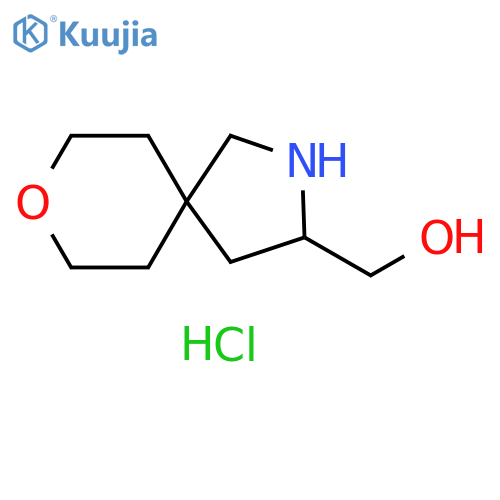 {8-oxa-2-azaspiro4.5decan-3-yl}methanol hydrochloride structure