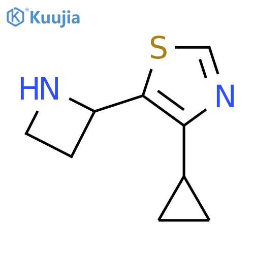 5-(azetidin-2-yl)-4-cyclopropyl-1,3-thiazole structure