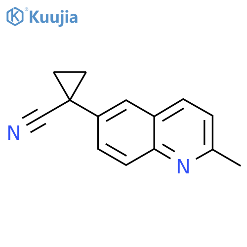 1-(2-Methylquinolin-6-yl)cyclopropane-1-carbonitrile structure