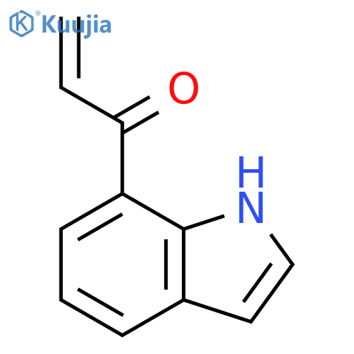 1-(1H-indol-7-yl)prop-2-en-1-one structure
