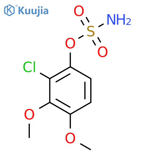 2-chloro-3,4-dimethoxyphenyl sulfamate structure