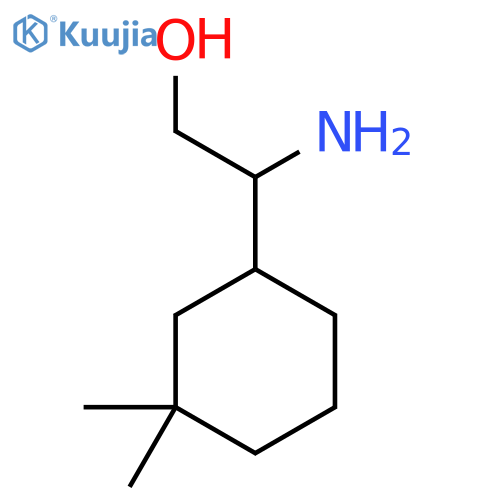 2-amino-2-(3,3-dimethylcyclohexyl)ethan-1-ol structure