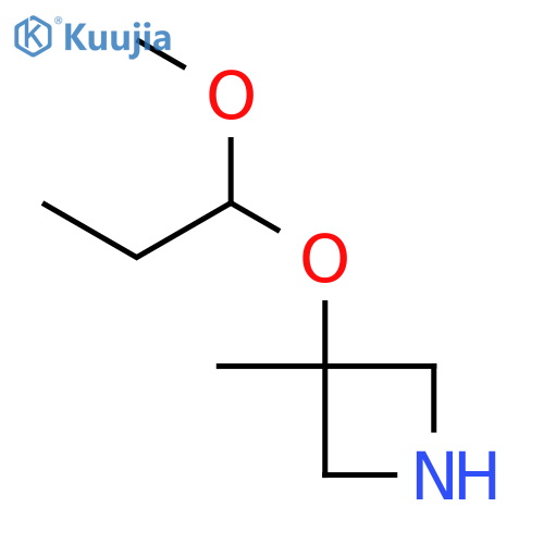 3-(1-methoxypropoxy)-3-methylazetidine structure