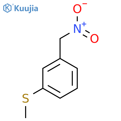 1-(methylsulfanyl)-3-(nitromethyl)benzene structure