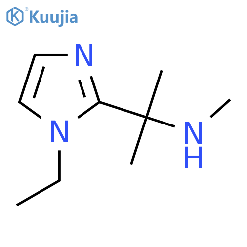 2-(1-ethyl-1H-imidazol-2-yl)propan-2-yl(methyl)amine structure