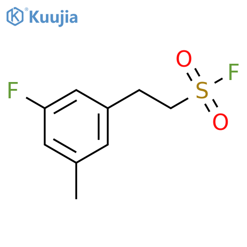 2-(3-fluoro-5-methylphenyl)ethane-1-sulfonyl fluoride structure