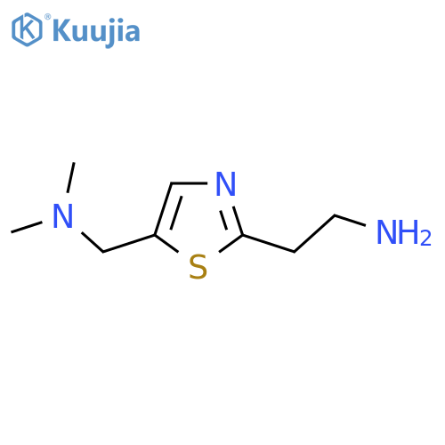 2-{5-(dimethylamino)methyl-1,3-thiazol-2-yl}ethan-1-amine structure