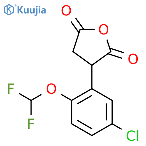 3-5-chloro-2-(difluoromethoxy)phenyloxolane-2,5-dione structure