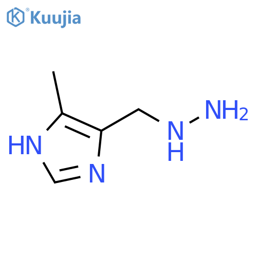 5-(hydrazinylmethyl)-4-methyl-1H-imidazole structure