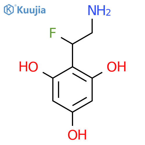 2-(2-amino-1-fluoroethyl)benzene-1,3,5-triol structure