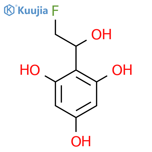 2-(2-fluoro-1-hydroxyethyl)benzene-1,3,5-triol structure