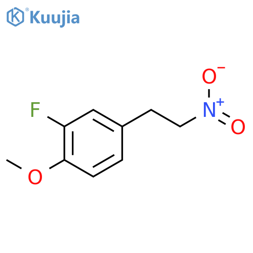 2-fluoro-1-methoxy-4-(2-nitroethyl)benzene structure