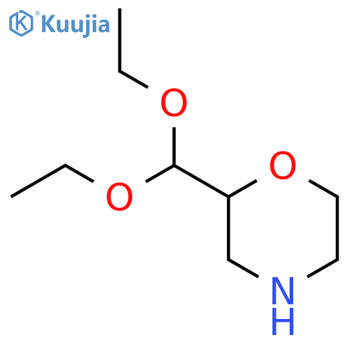 2-(diethoxymethyl)morpholine structure