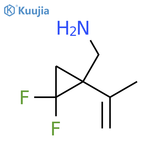 2,2-difluoro-1-(prop-1-en-2-yl)cyclopropylmethanamine structure