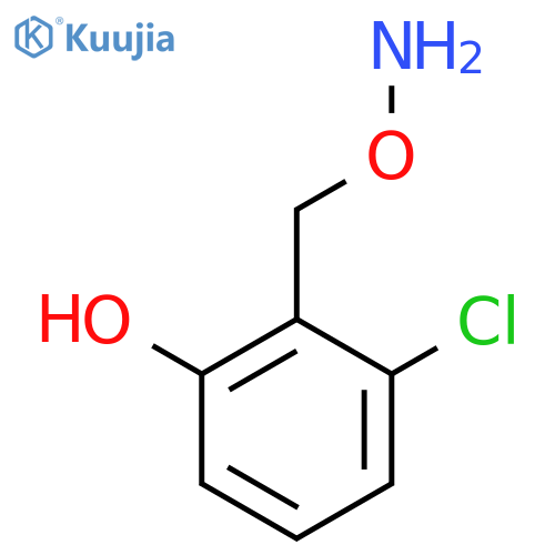 2-(aminooxy)methyl-3-chlorophenol structure