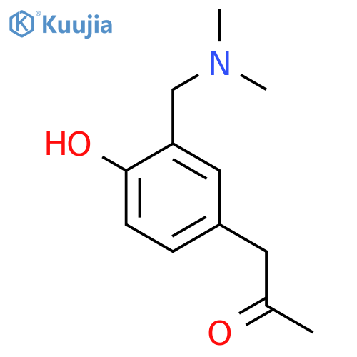 1-{3-(dimethylamino)methyl-4-hydroxyphenyl}propan-2-one structure