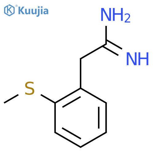 2-2-(methylsulfanyl)phenylethanimidamide structure