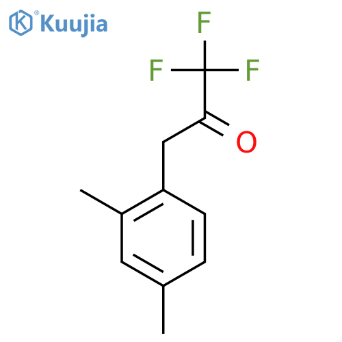 3-(2,4-dimethylphenyl)-1,1,1-trifluoropropan-2-one structure