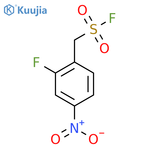 (2-fluoro-4-nitrophenyl)methanesulfonyl fluoride structure