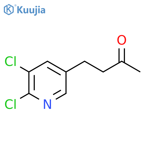 4-(5,6-dichloropyridin-3-yl)butan-2-one structure