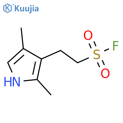 2-(2,4-dimethyl-1H-pyrrol-3-yl)ethane-1-sulfonyl fluoride structure