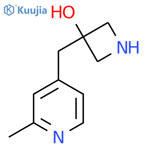 3-(2-methylpyridin-4-yl)methylazetidin-3-ol structure