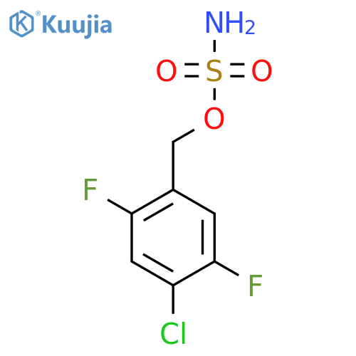 (4-chloro-2,5-difluorophenyl)methyl sulfamate structure