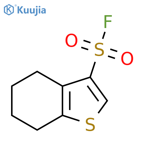 4,5,6,7-tetrahydro-1-benzothiophene-3-sulfonyl fluoride structure
