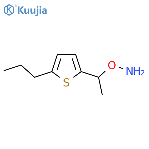 O-1-(5-propylthiophen-2-yl)ethylhydroxylamine structure