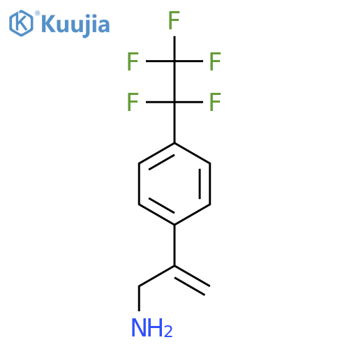 2-4-(pentafluoroethyl)phenylprop-2-en-1-amine structure
