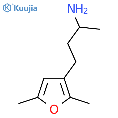 4-(2,5-dimethylfuran-3-yl)butan-2-amine structure
